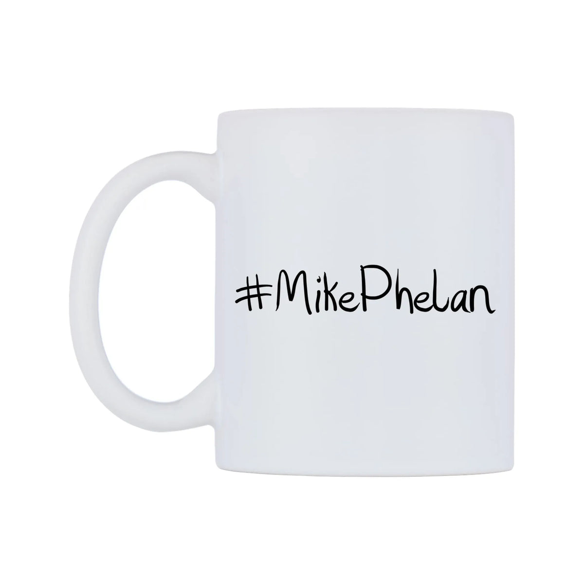MikePhelan Mug — mug, right side, on a white background