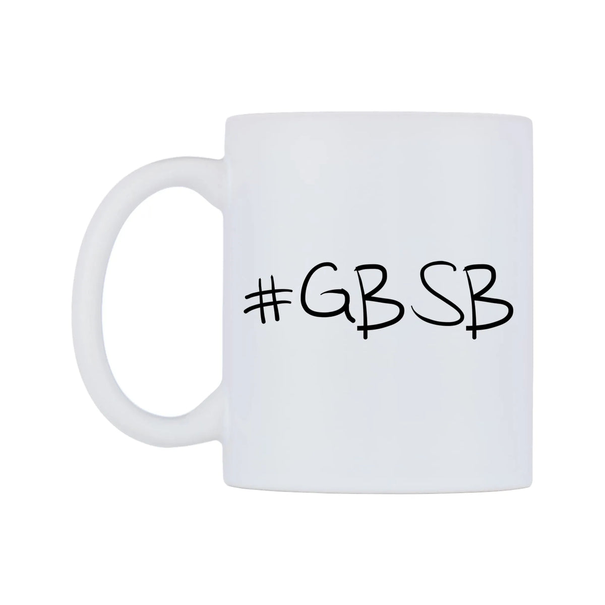 GBSB Mug — mug, right side, on a white background