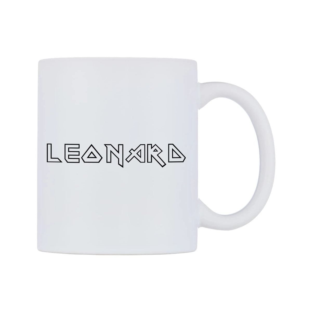 Leonard - Iron Maiden Themed Mug — white 11oz gloss mug, left side, on a white background