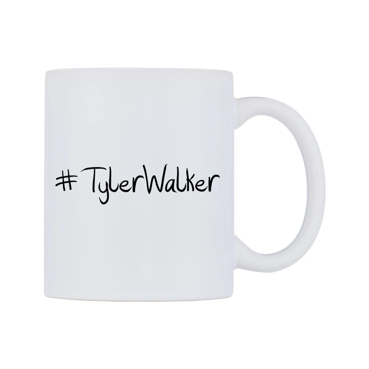 TylerWalker Mug — mug, left side, on a white background
