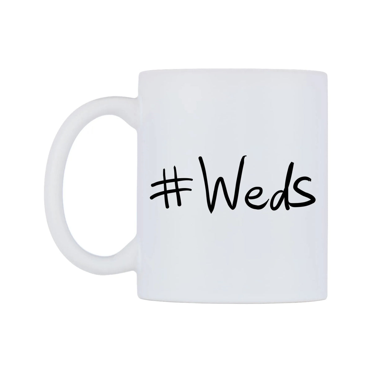 Weds Mug — mug, right side, on a white background
