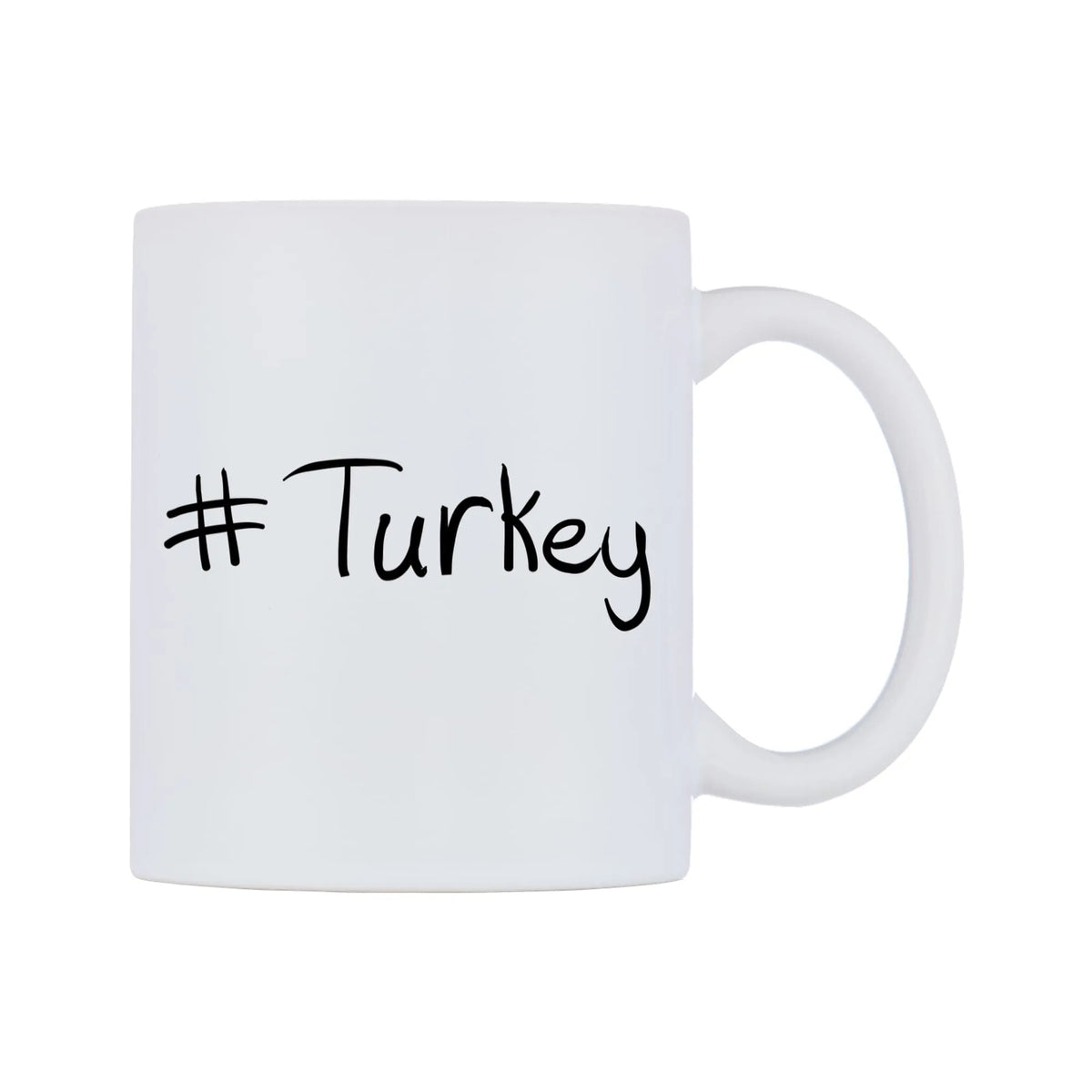 Turkey Mug — mug, left side, on a white background