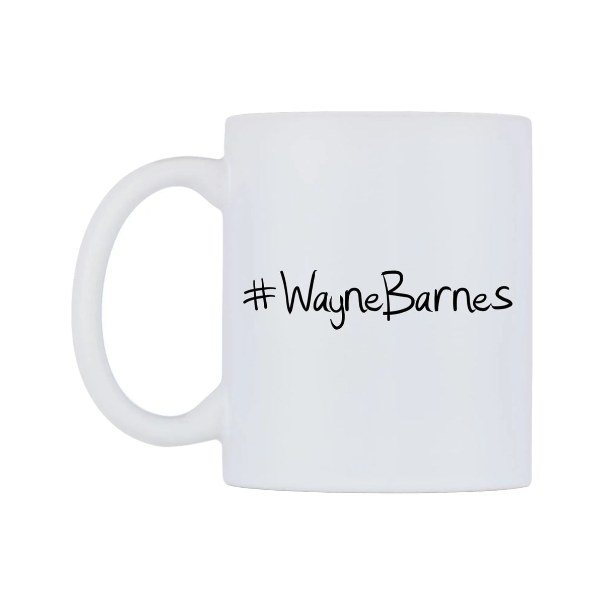 WayneBarnes Mug — mug, right side, on a white background