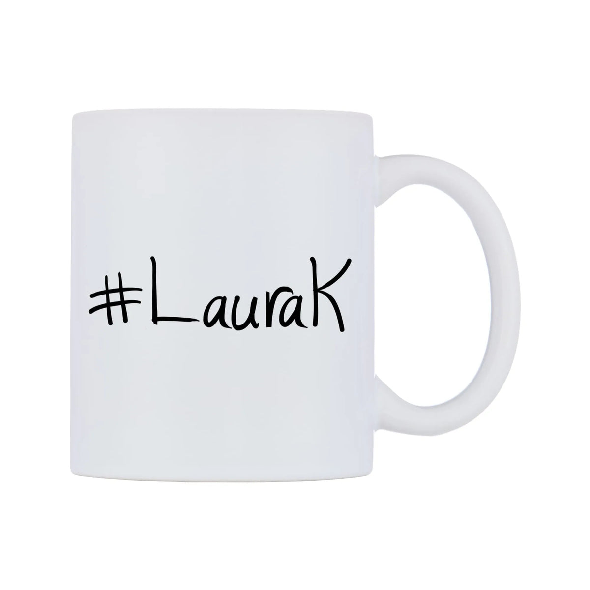 LauraK Mug — mug, left side, on a white background