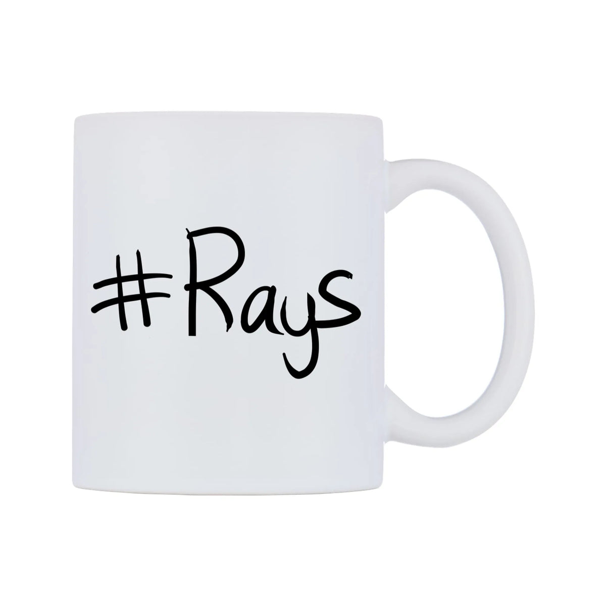 Rays Mug — mug, left side, on a white background