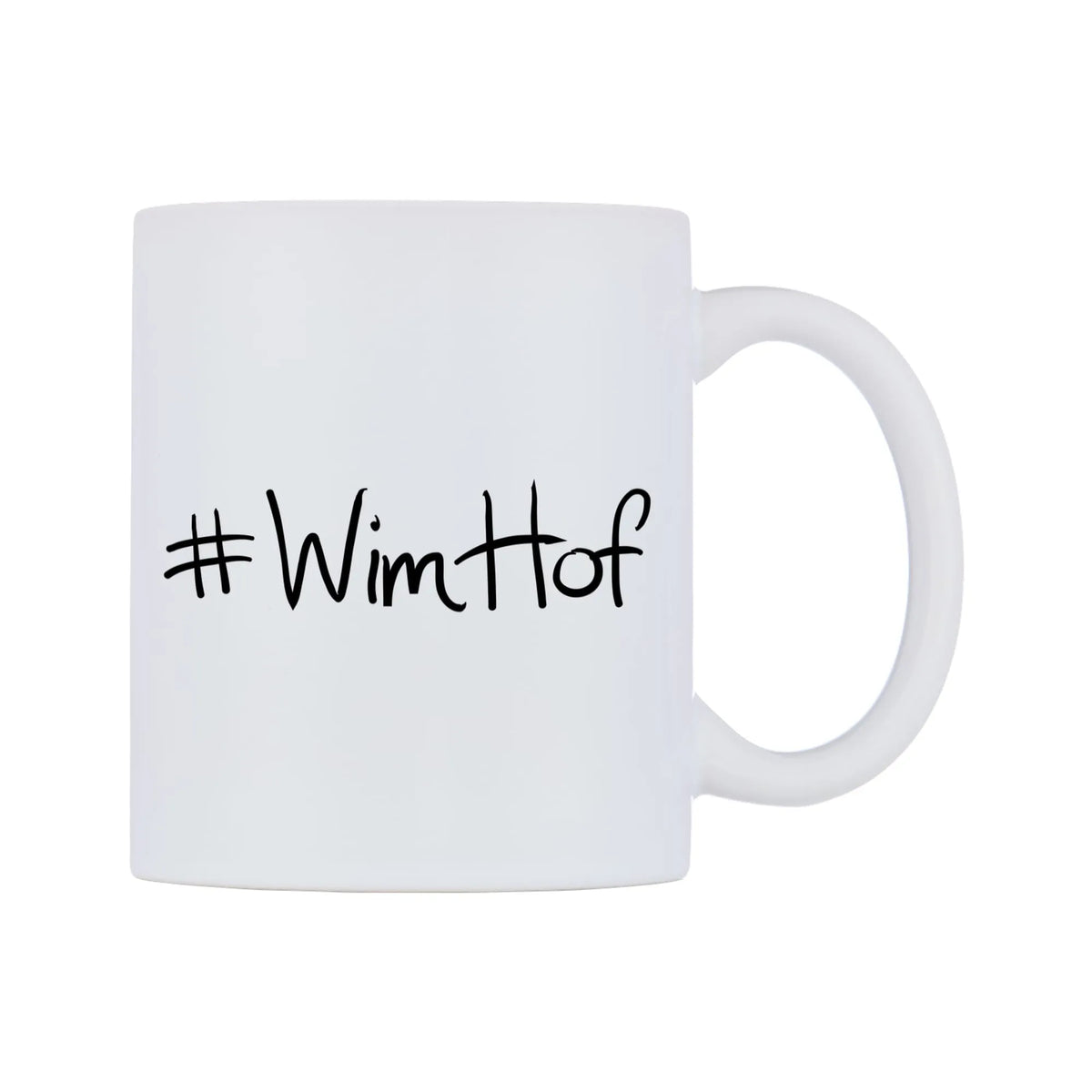 WimHof Mug — mug, left side, on a white background