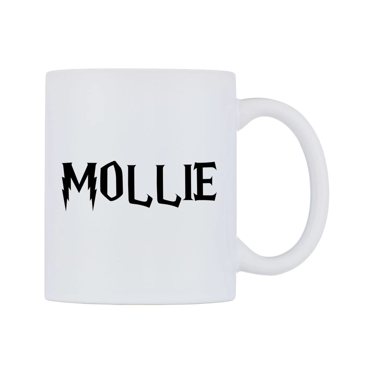 Mollie - Wizard Themed Mug — mug, left side, on a white background
