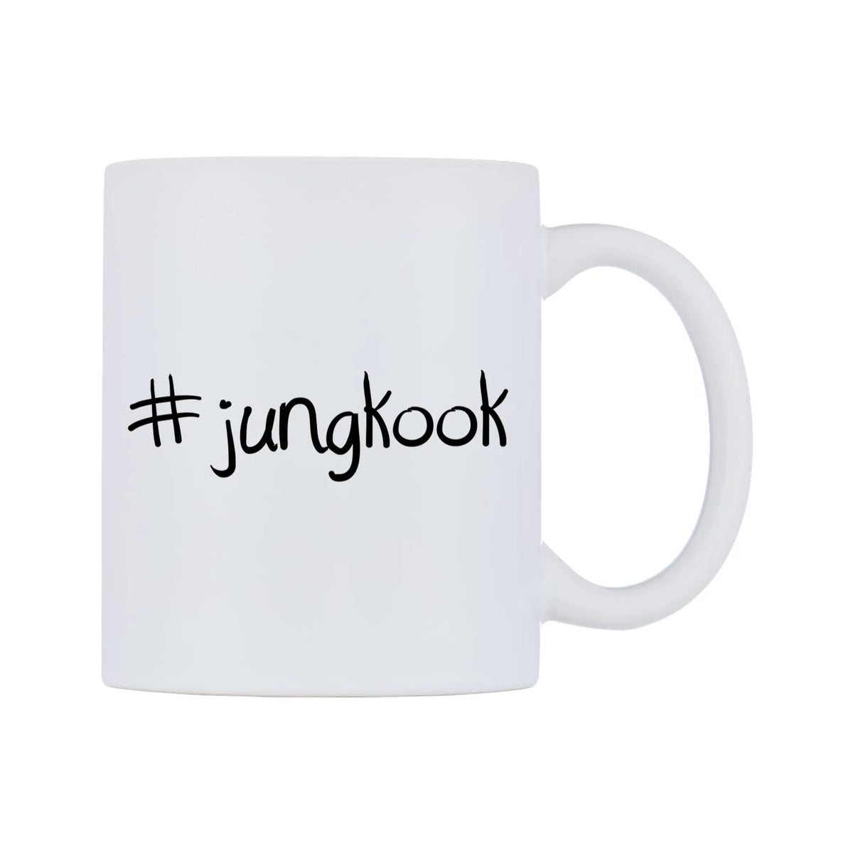 jungkook Mug — mug, left side, on a white background