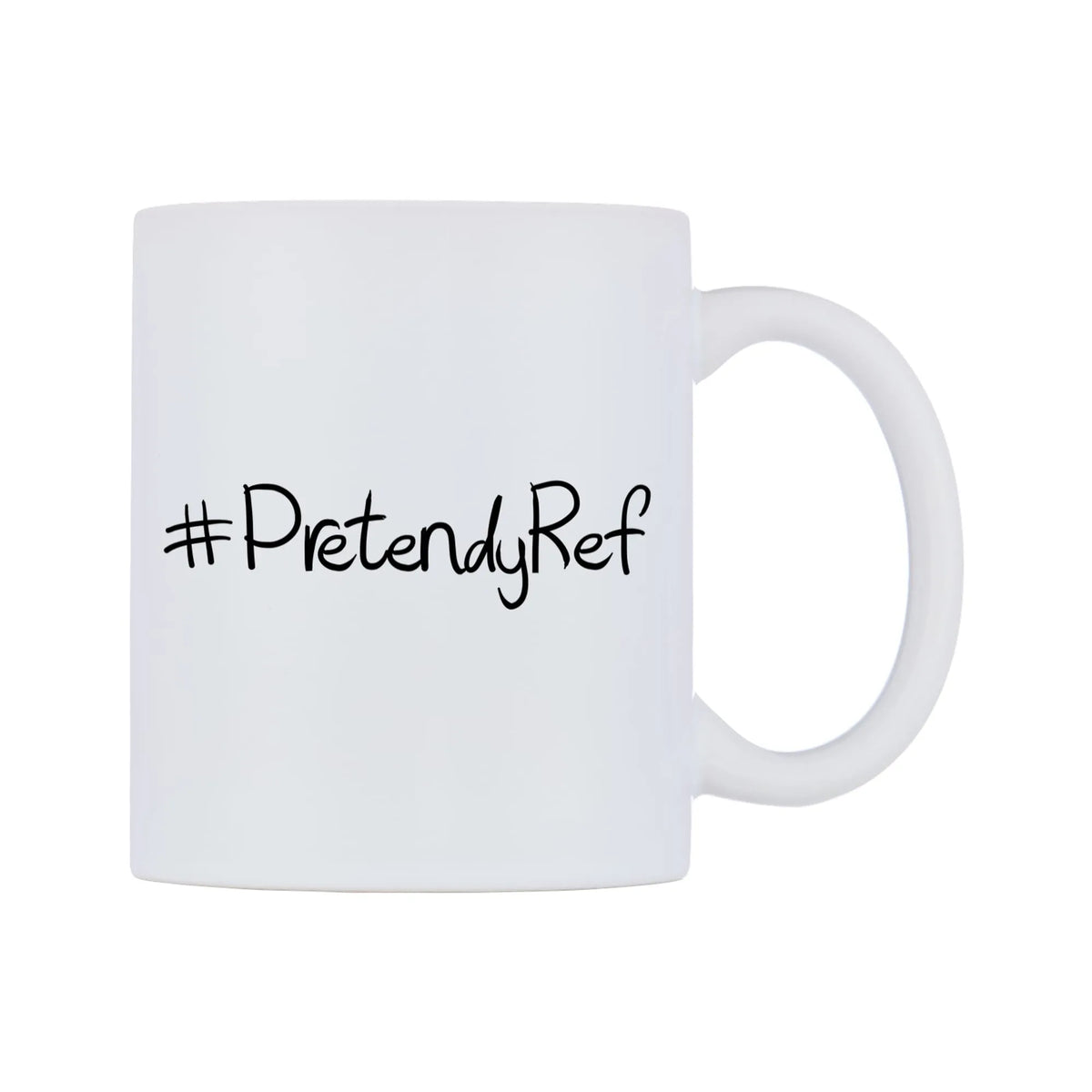 PretendyRef Mug — mug, left side, on a white background