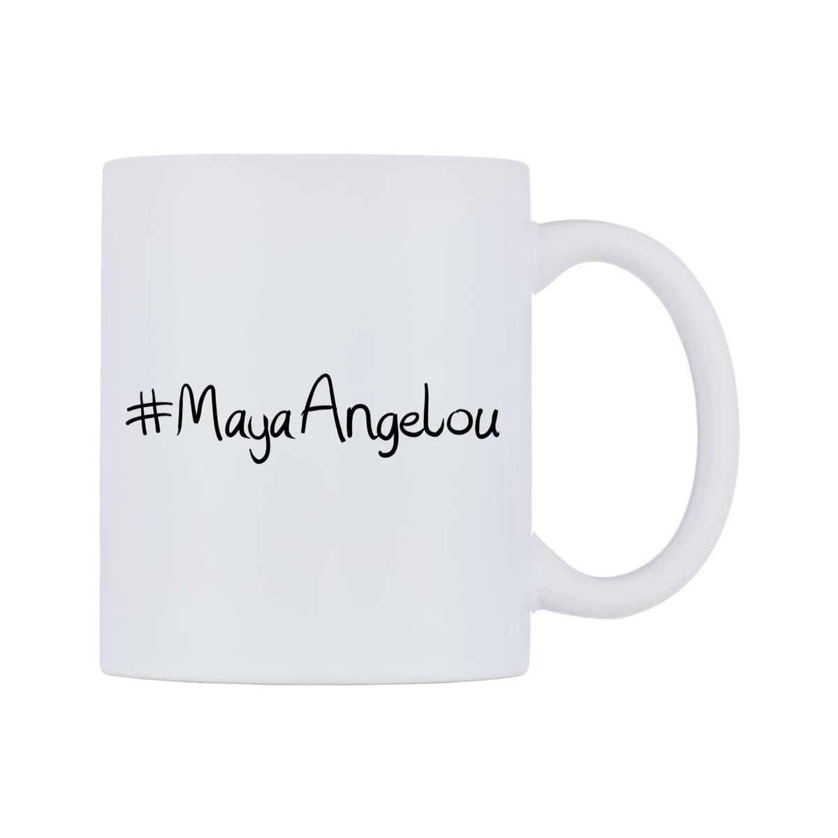 MayaAngelou Mug — mug, left side, on a white background