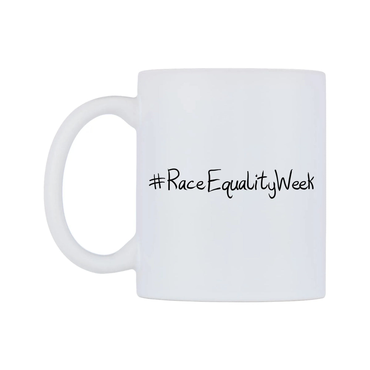 RaceEqualityWeek Mug — mug, right side, on a white background