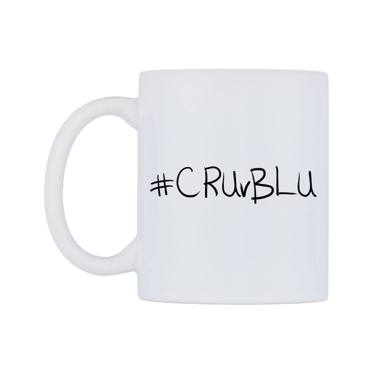 CRUvBLU Mug — mug, right side, on a white background