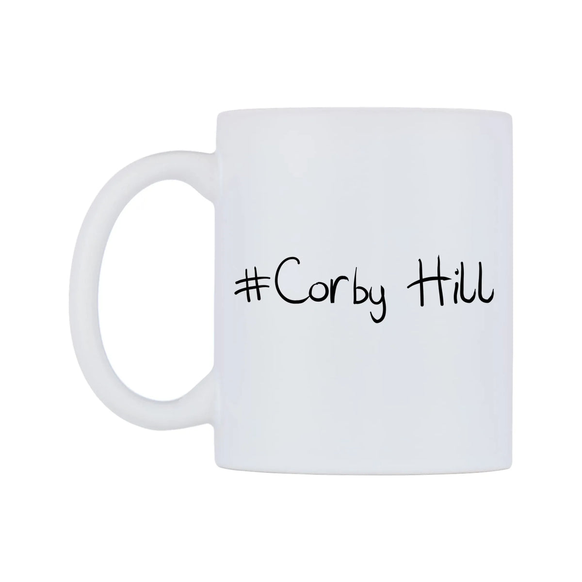 Corby Hill Mug — mug, right side, on a white background