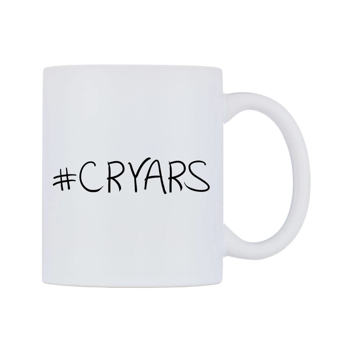 CRYARS Mug — mug, left side, on a white background