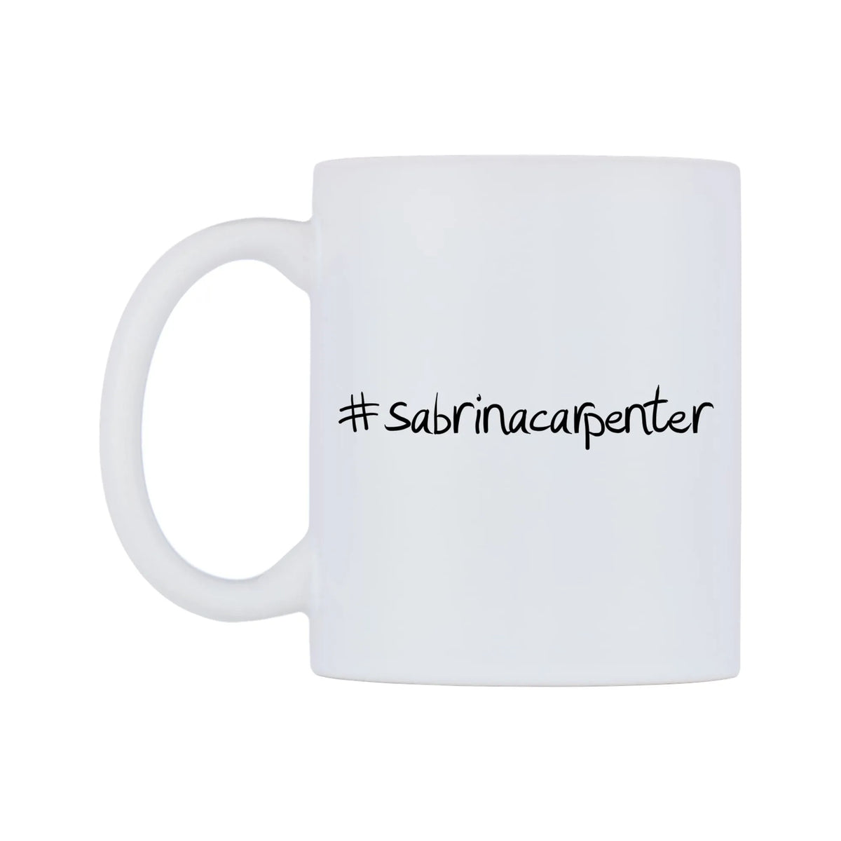 sabrinacarpenter Mug — mug, right side, on a white background