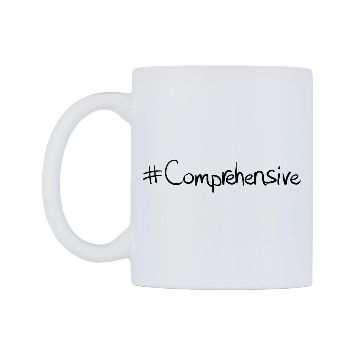 Comprehensive Mug — mug, right side, on a white background