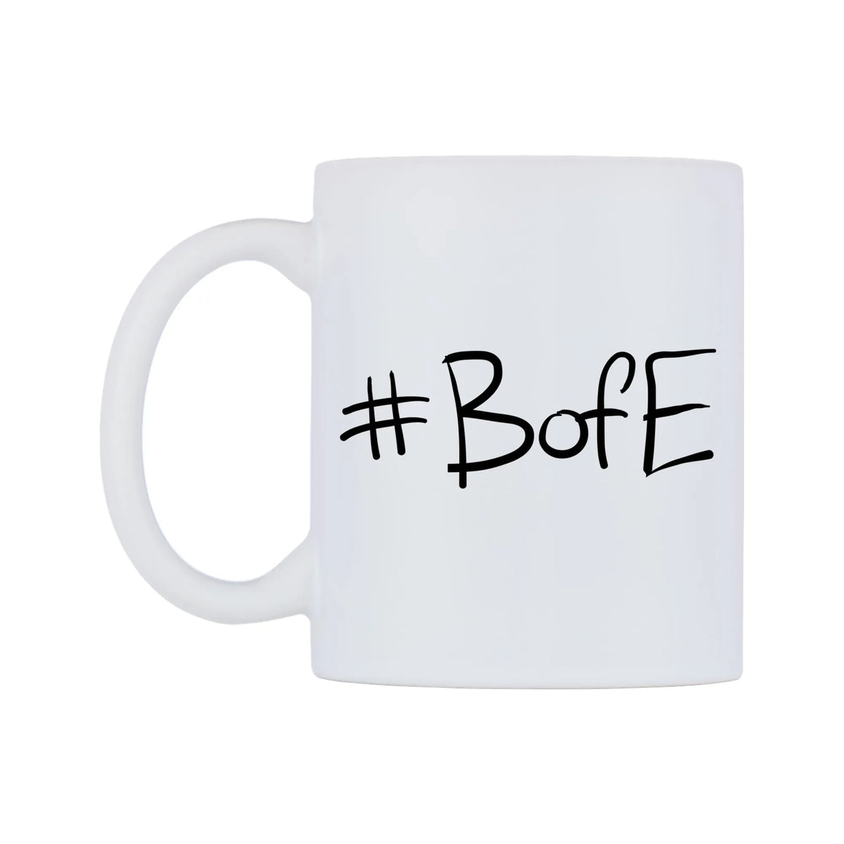 BofE Mug — mug, right side, on a white background