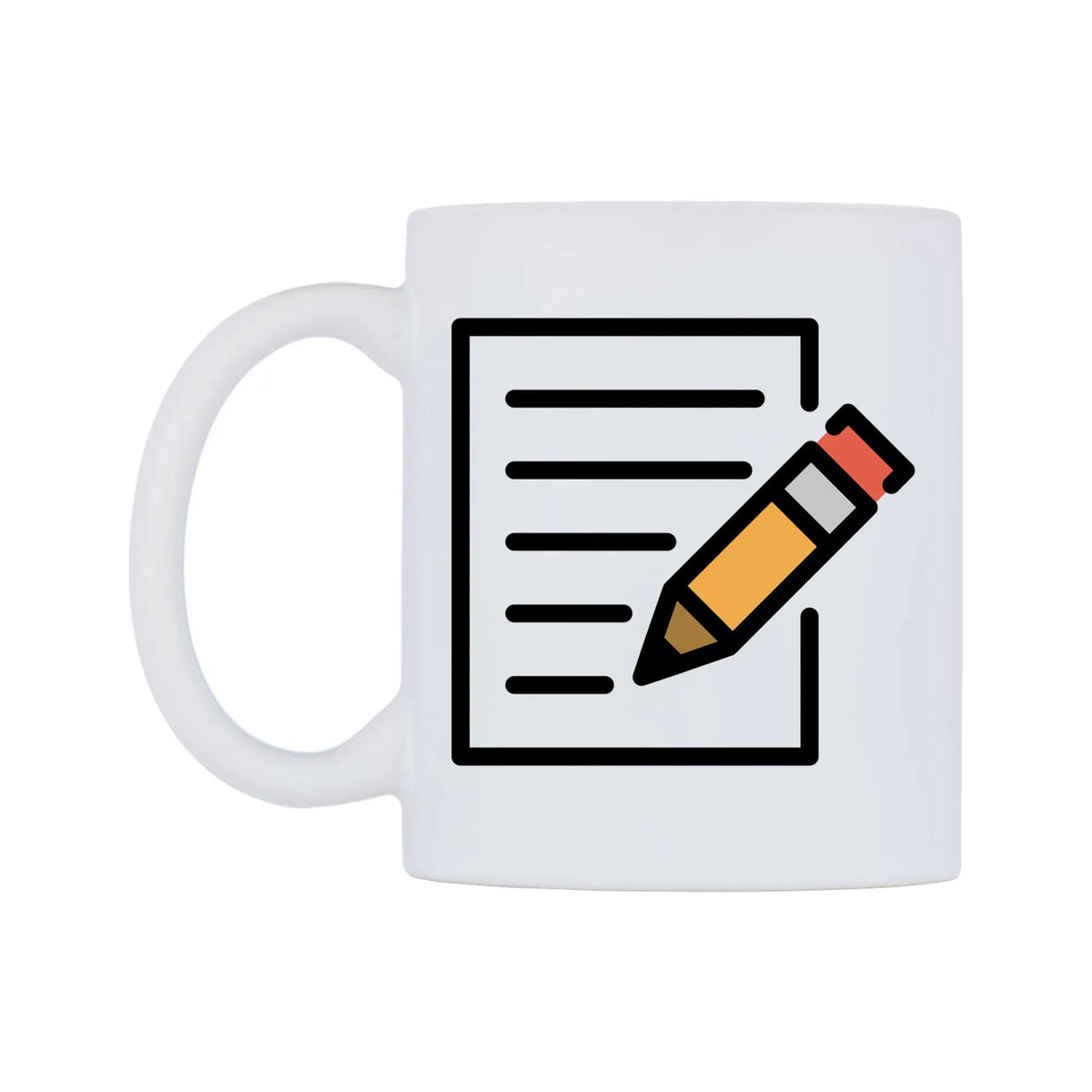 Memo Emoji Mug — mug, right side, on a white background
