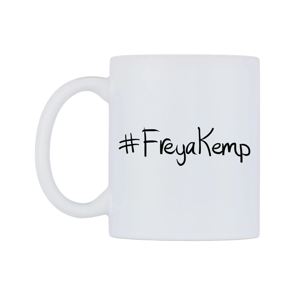 FreyaKemp Mug — mug, right side, on a white background