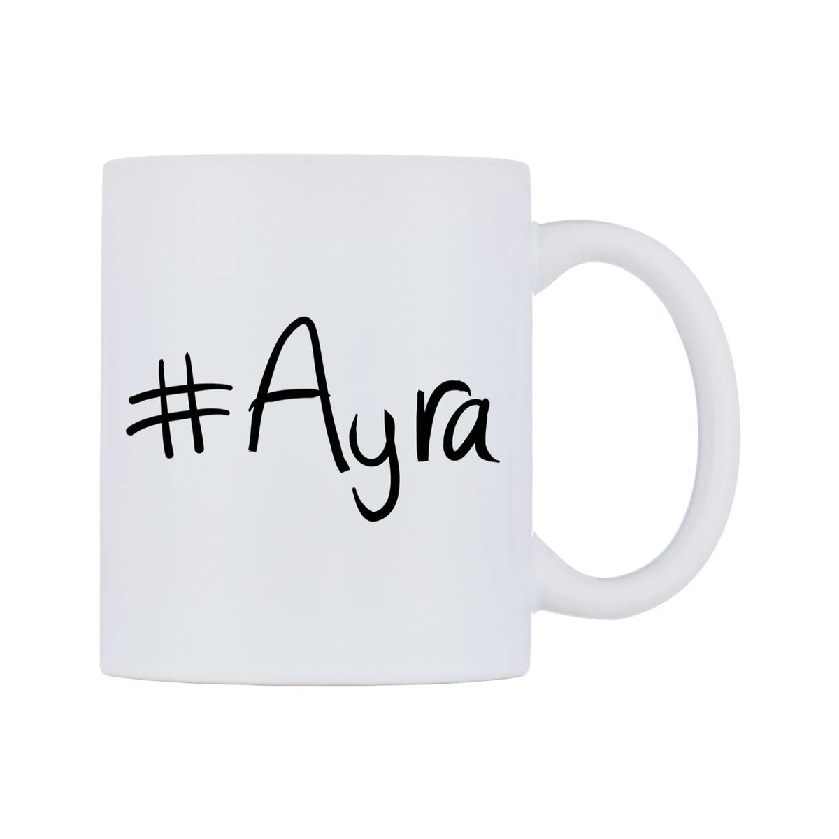 Ayra Mug — mug, left side, on a white background
