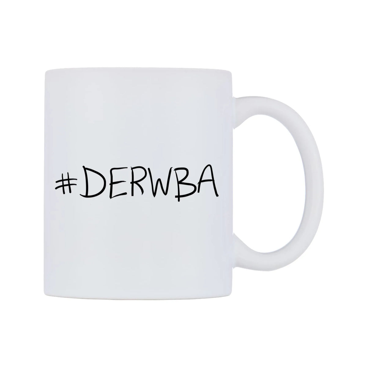 DERWBA Mug — mug, left side, on a white background