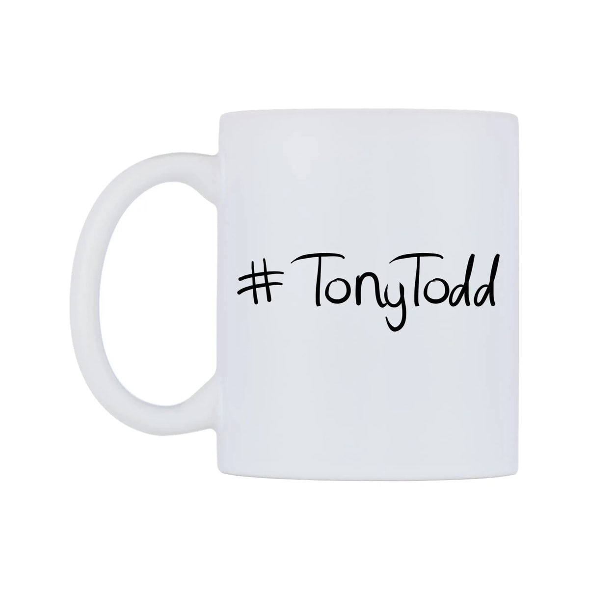 TonyTodd Mug — mug, right side, on a white background
