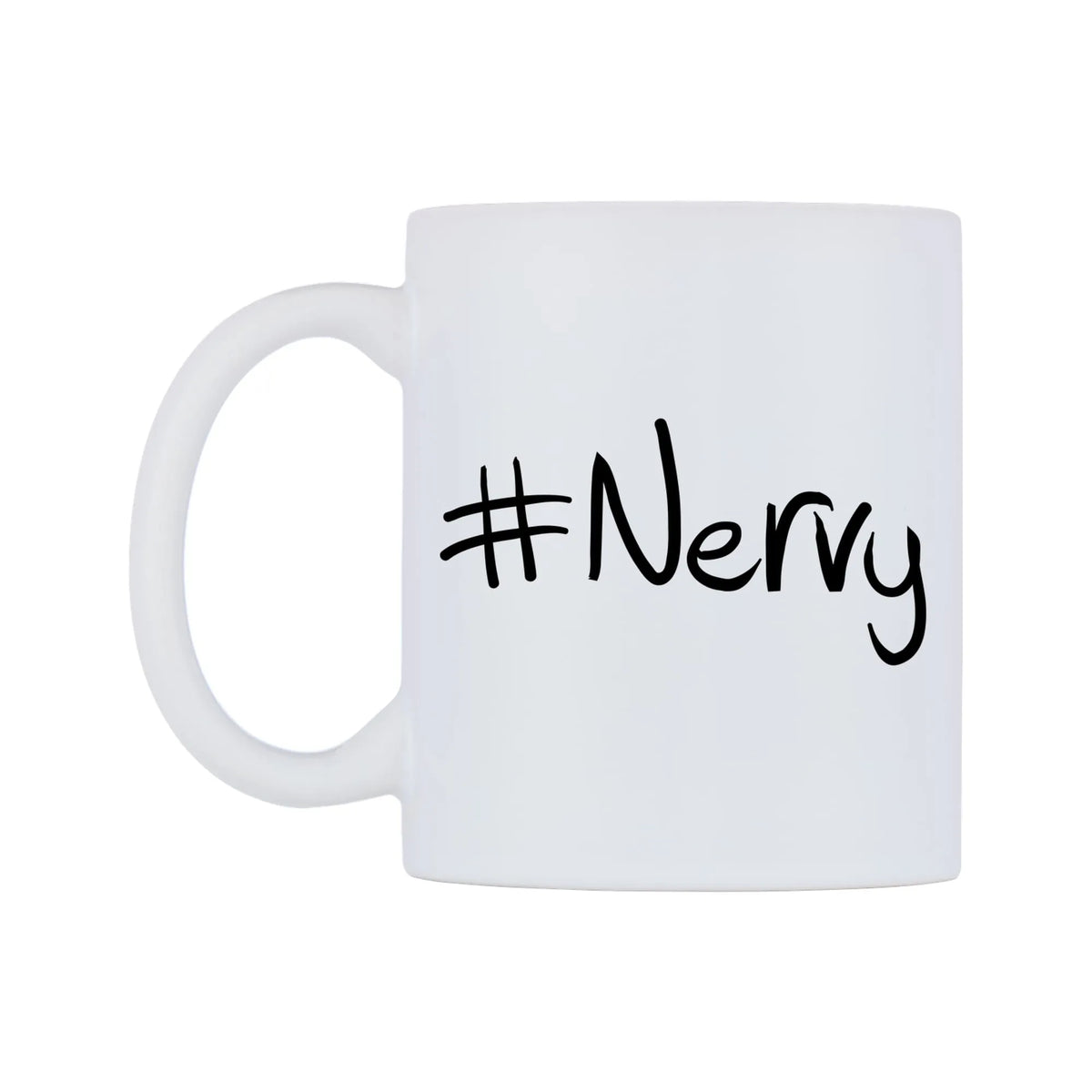 Nervy Mug — mug, right side, on a white background