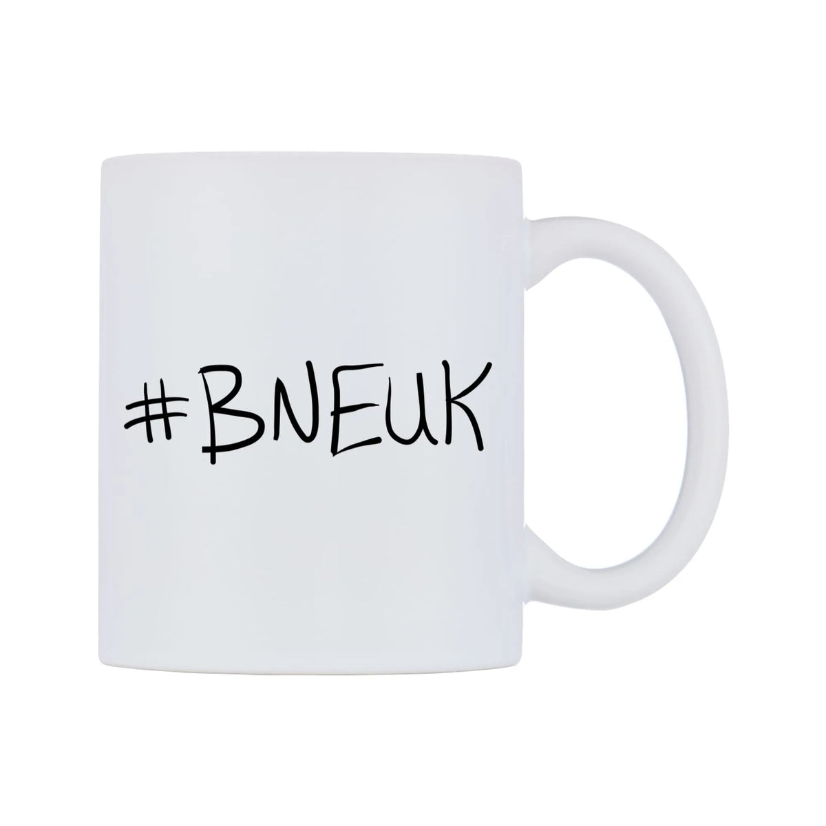 BNEUK Mug — mug, left side, on a white background