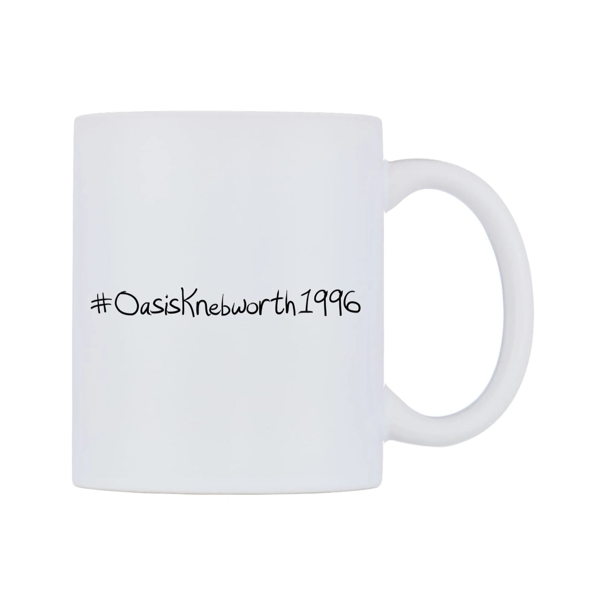 OasisKnebworth1996 Mug — mug, left side, on a white background