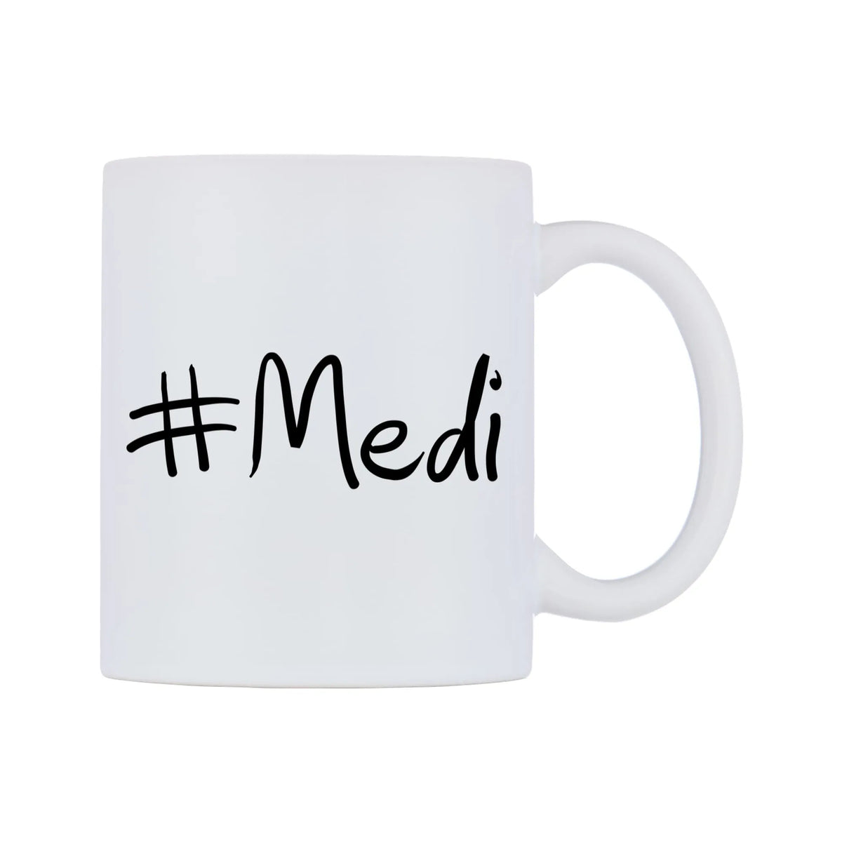 Medi Mug — mug, left side, on a white background
