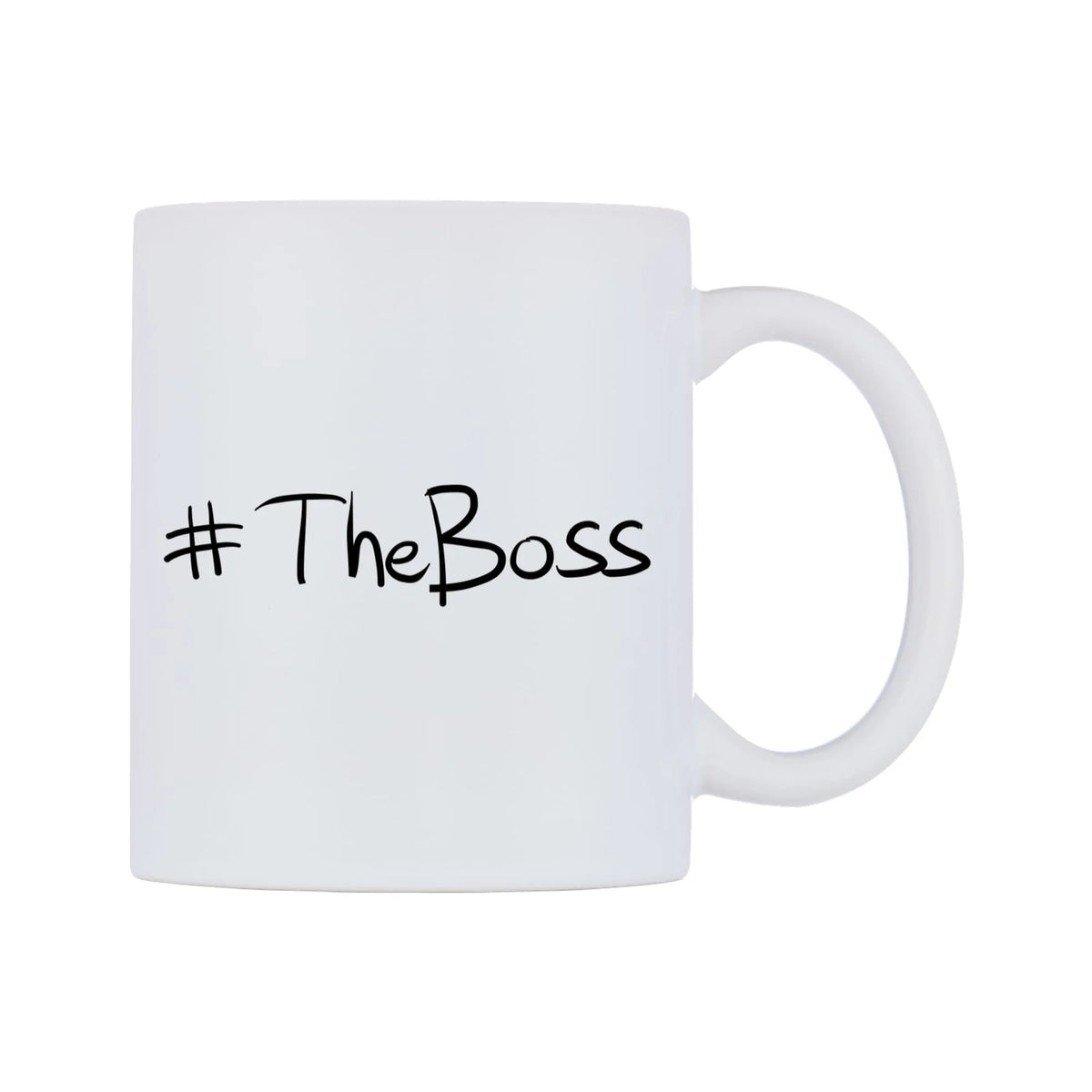 TheBoss Mug — mug, left side, on a white background