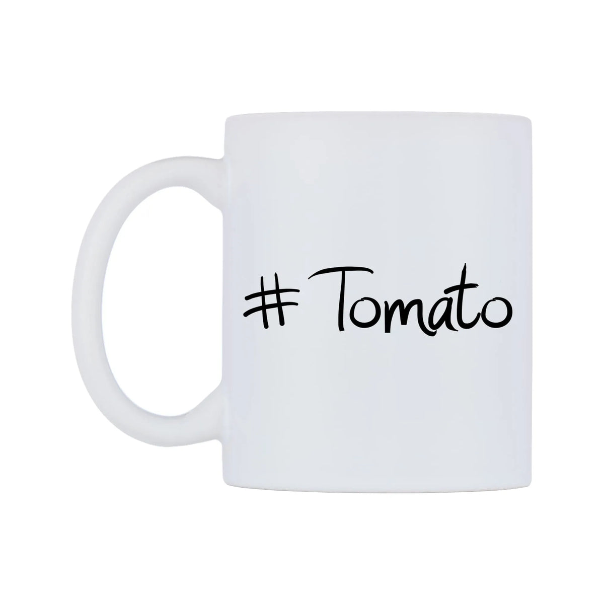 Tomato Mug — mug, right side, on a white background