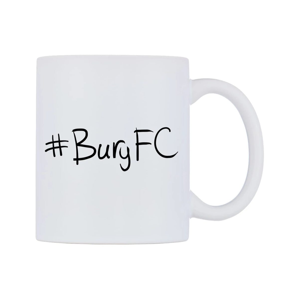 BuryFC Mug — mug, left side, on a white background