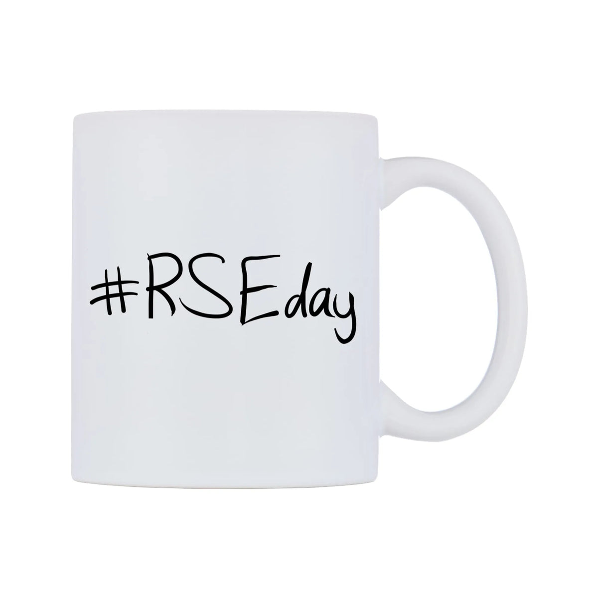 RSEday Mug — mug, left side, on a white background