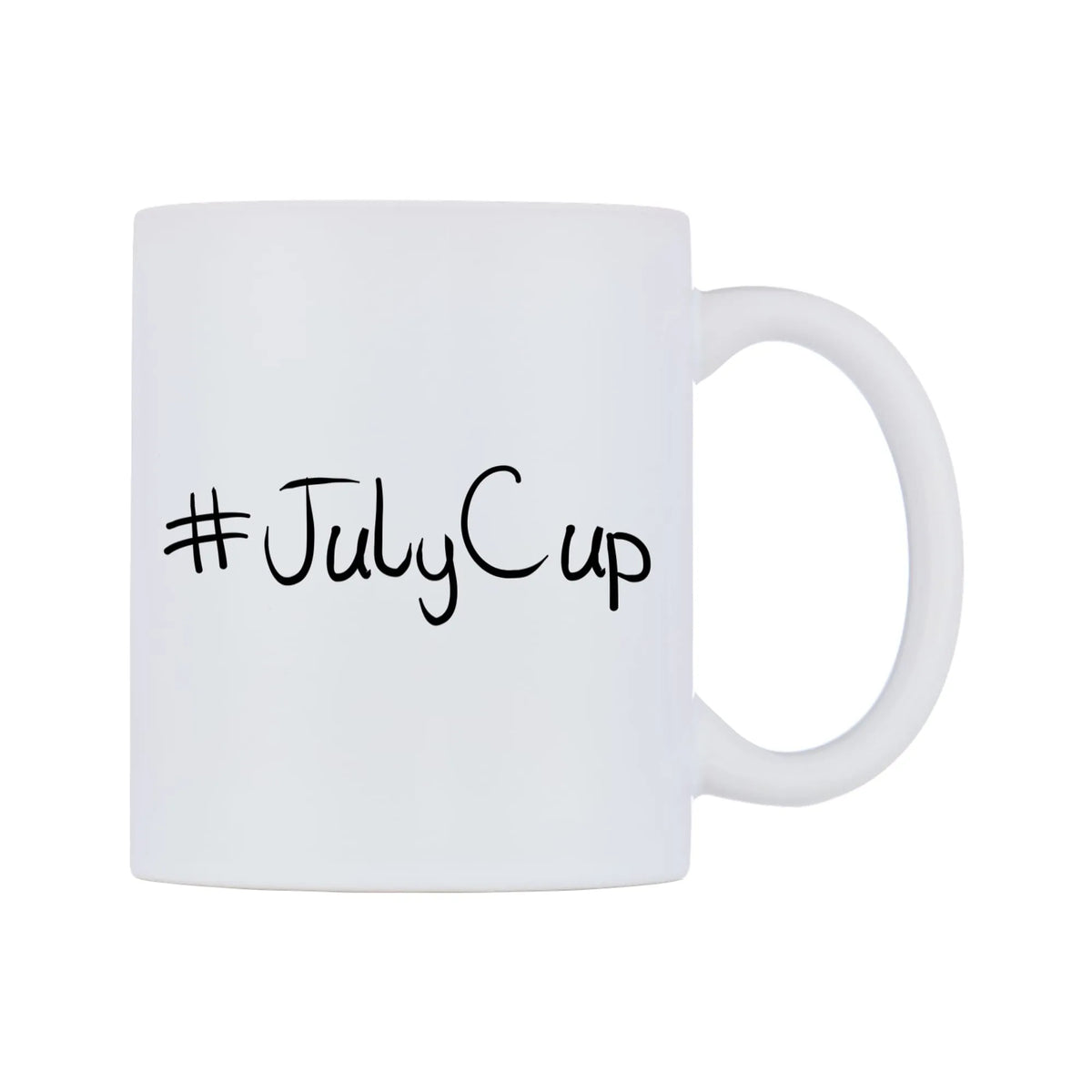 JulyCup Mug — mug, left side, on a white background