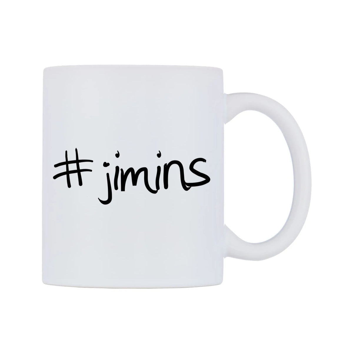 jimins Mug — mug, left side, on a white background