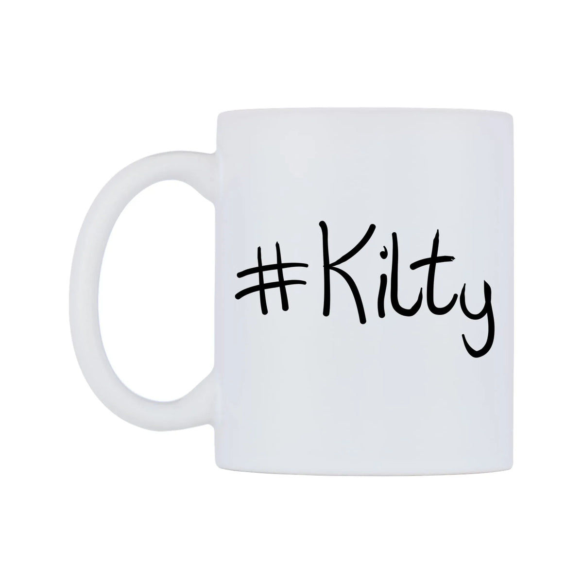 Kilty Mug — mug, right side, on a white background