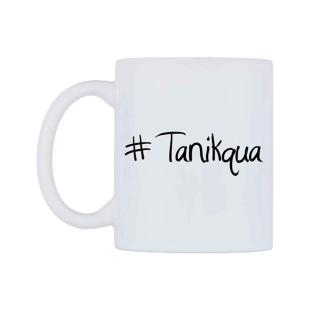 Tanikqua Mug — mug, right side, on a white background