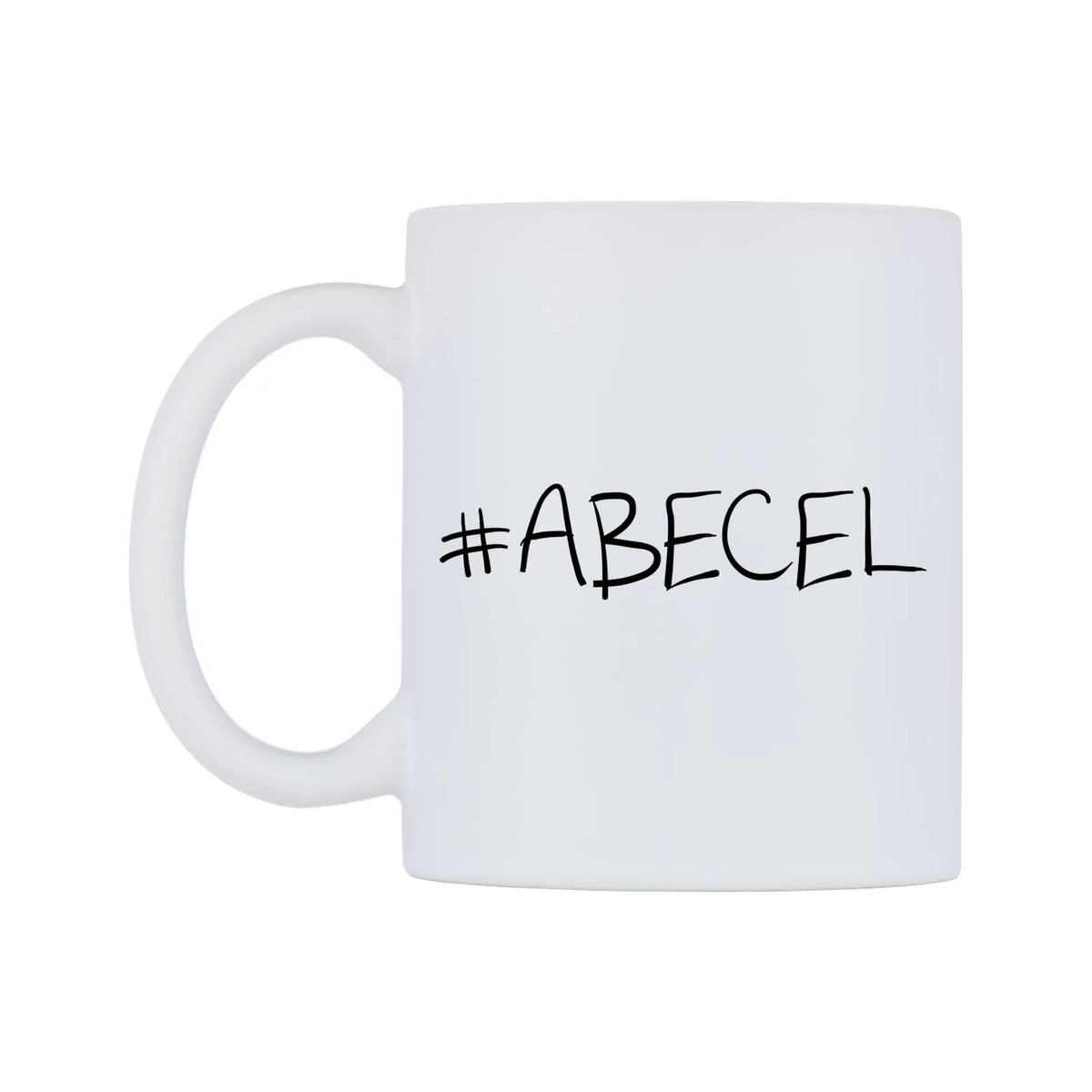 ABECEL Mug — mug, right side, on a white background
