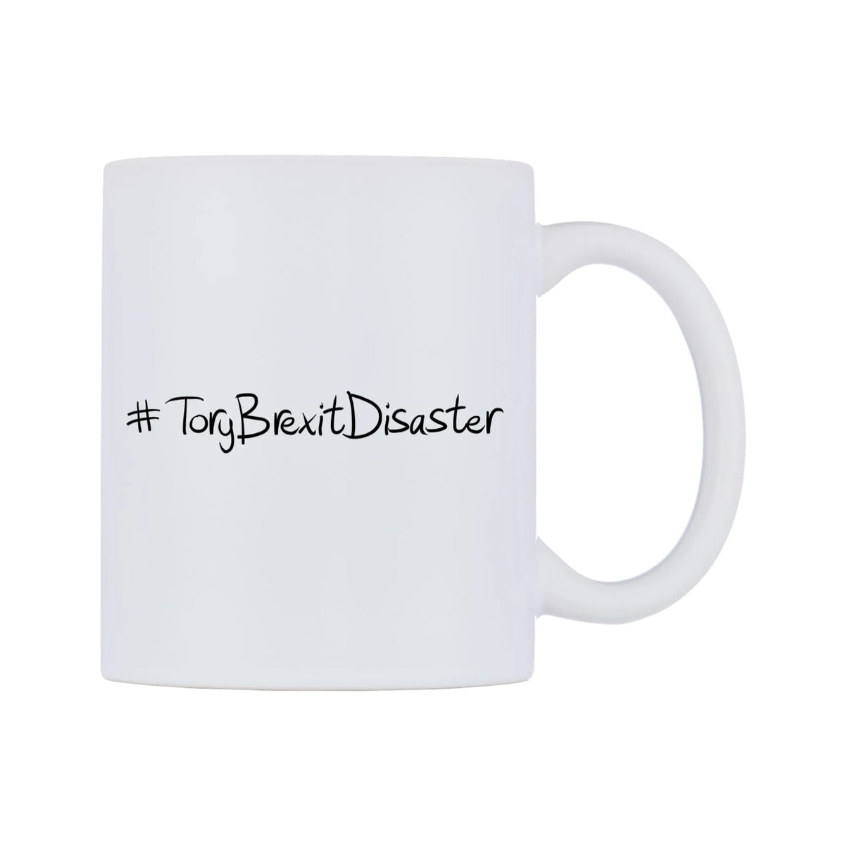ToryBrexitDisaster Mug — mug, left side, on a white background