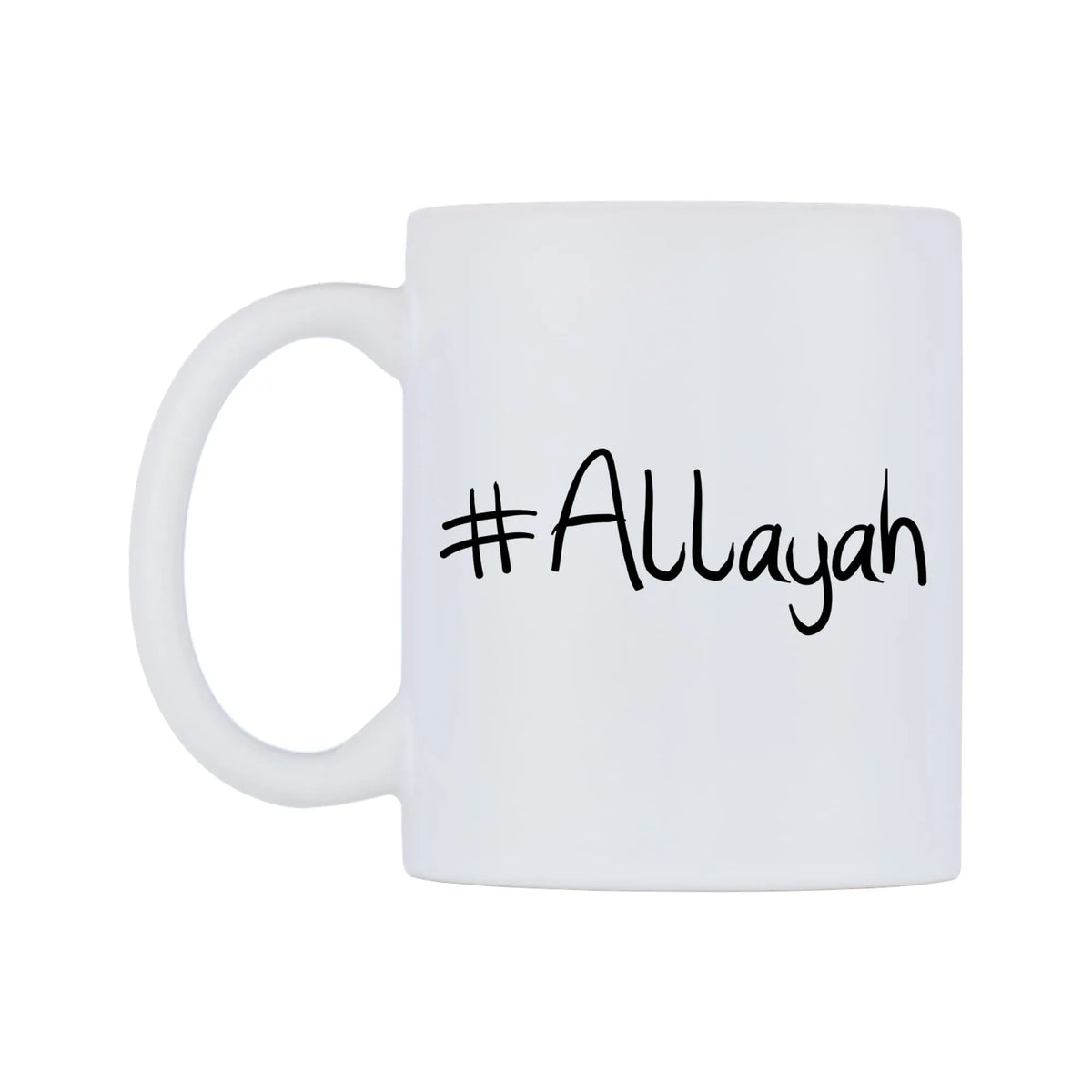 Allayah Mug — mug, right side, on a white background