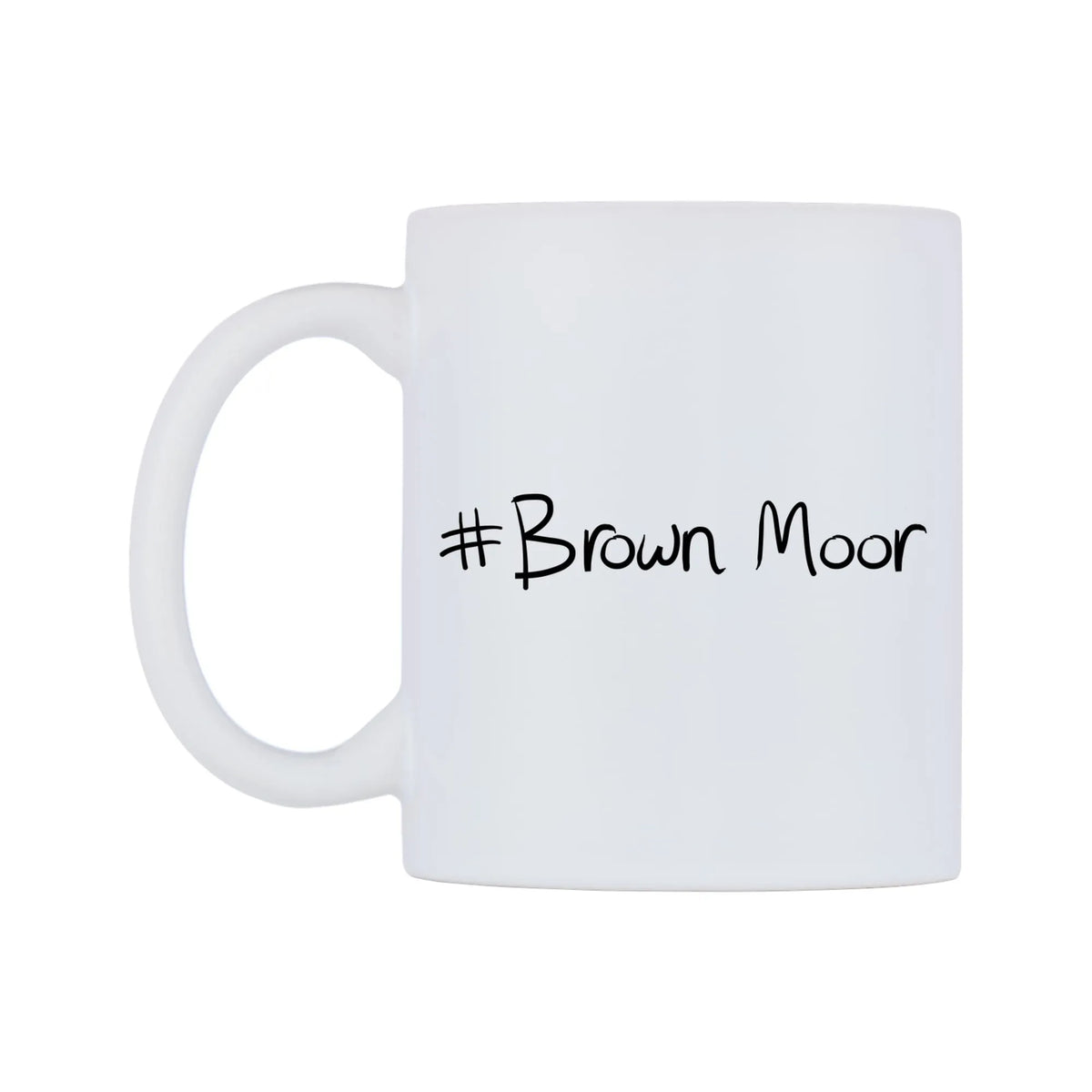 Brown Moor Mug — mug, right side, on a white background
