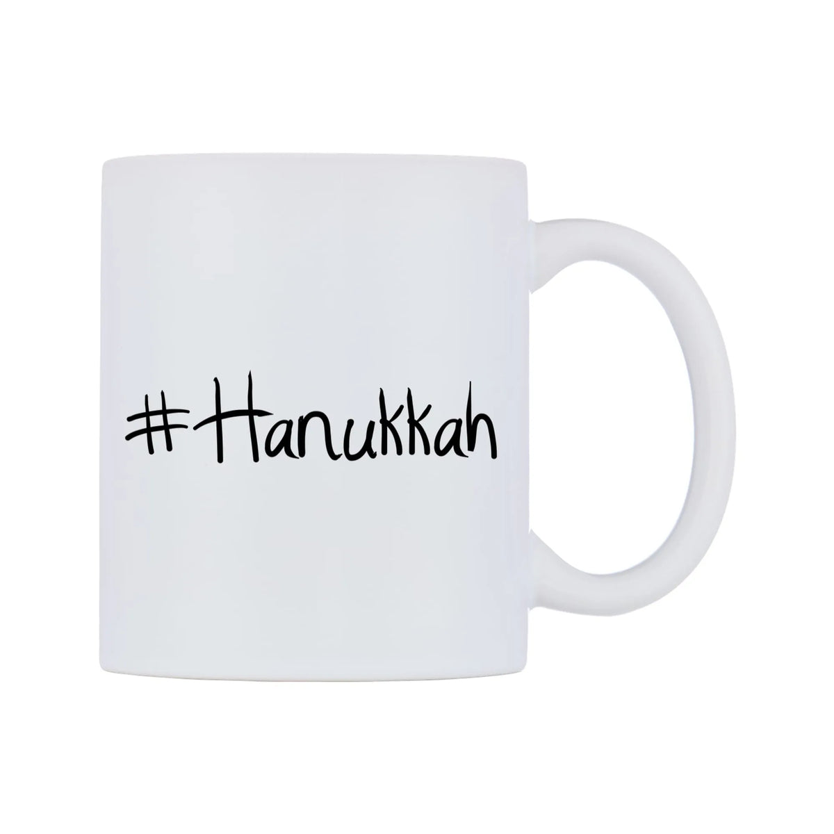 Hanukkah Mug — mug, left side, on a white background