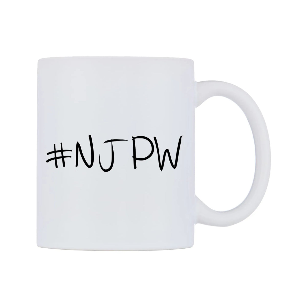 NJPW Mug — mug, left side, on a white background