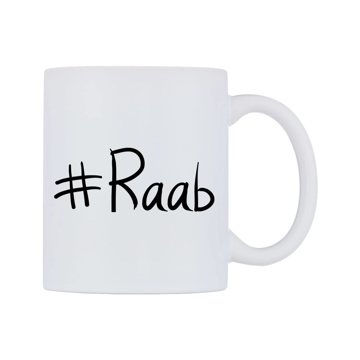 Raab Mug — mug, left side, on a white background