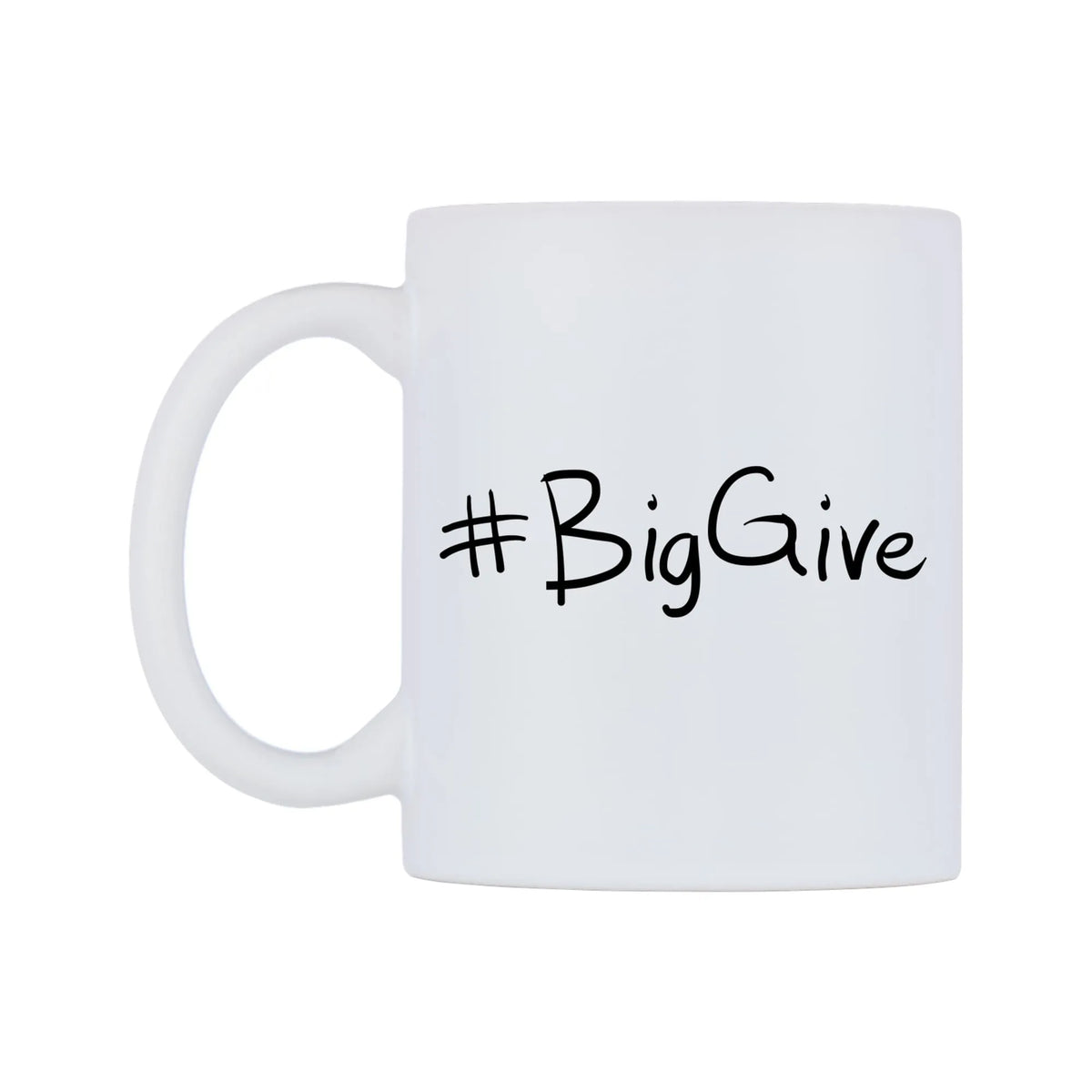 BigGive Mug — mug, right side, on a white background