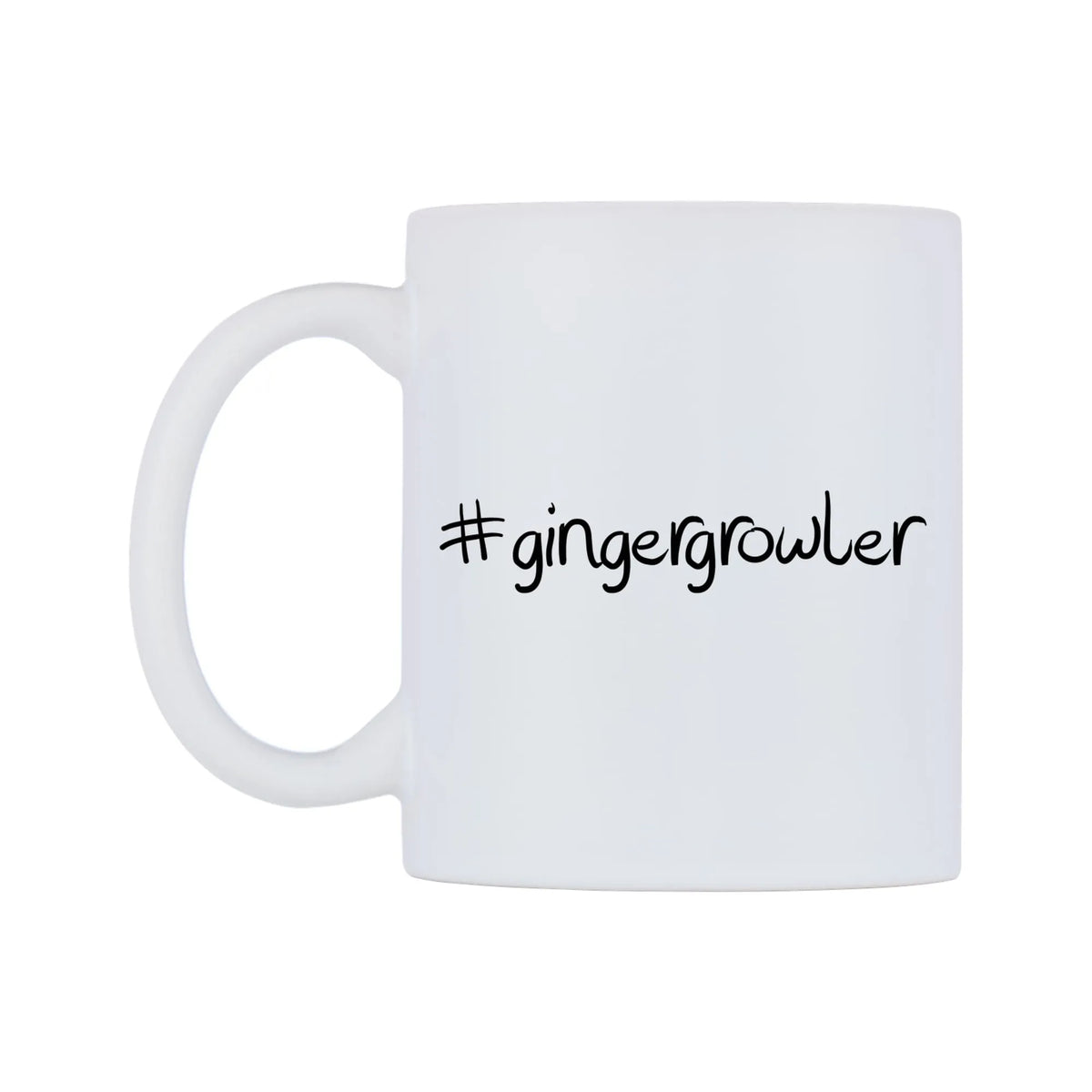 gingergrowler Mug — mug, right side, on a white background