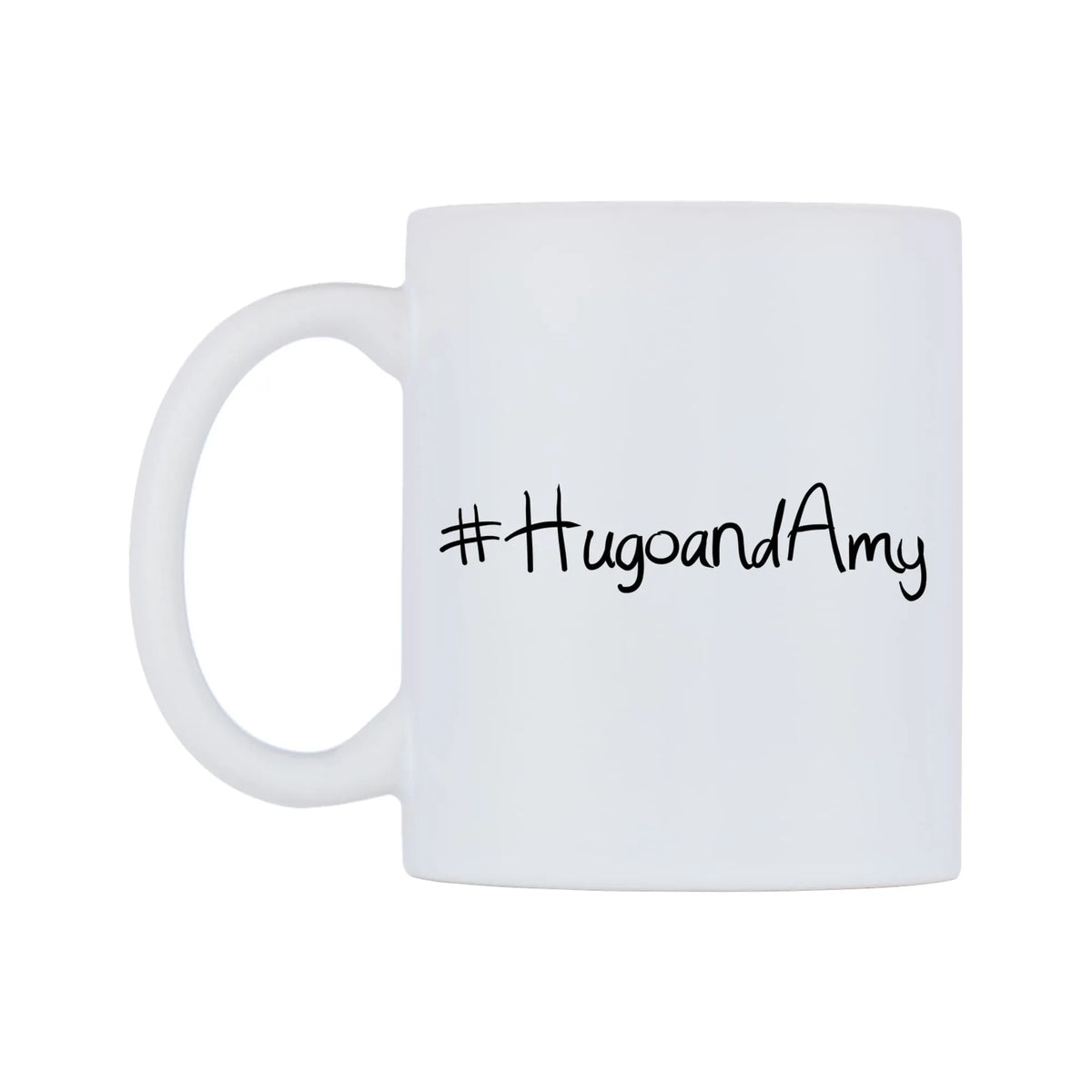 HugoandAmy Mug — mug, right side, on a white background