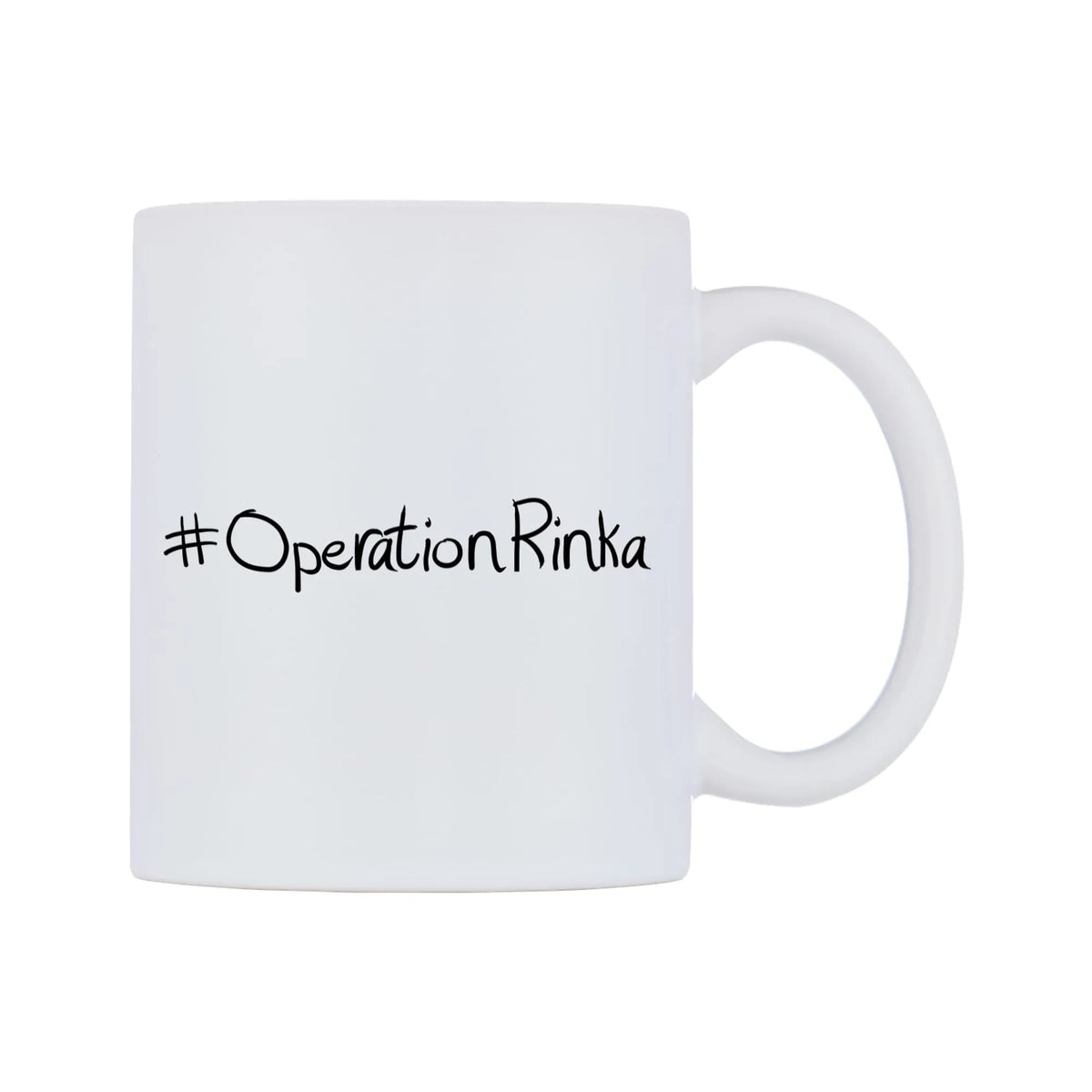 OperationRinka Mug — mug, left side, on a white background