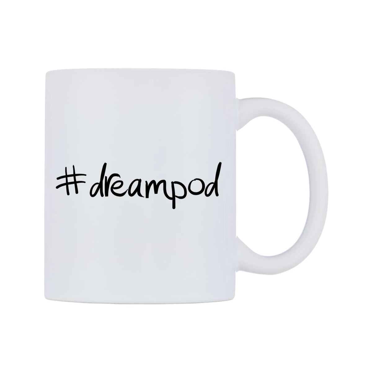 dreampod Mug — mug, left side, on a white background